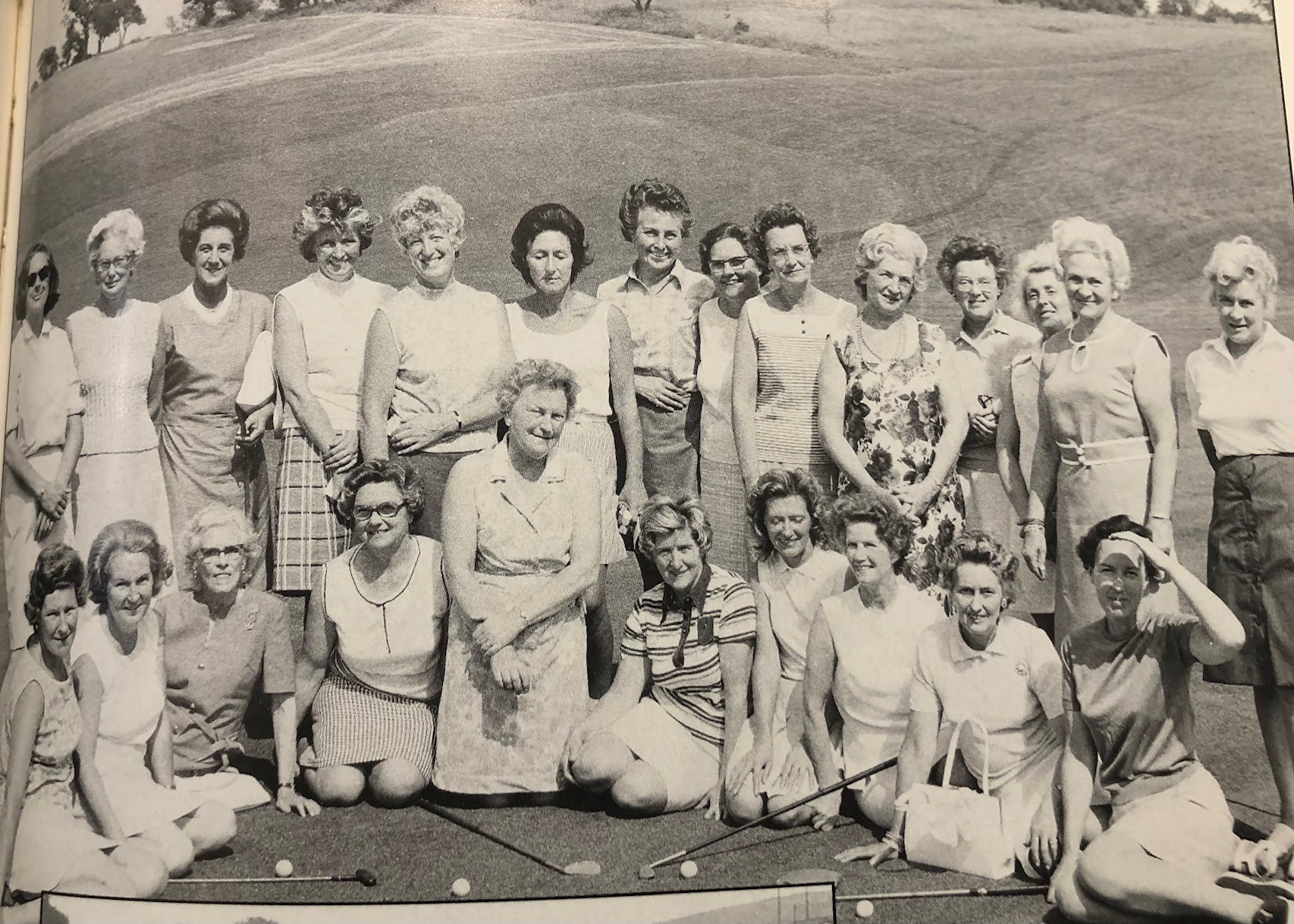 1971 Summer Meeting (Not many  trees on the 18th!)