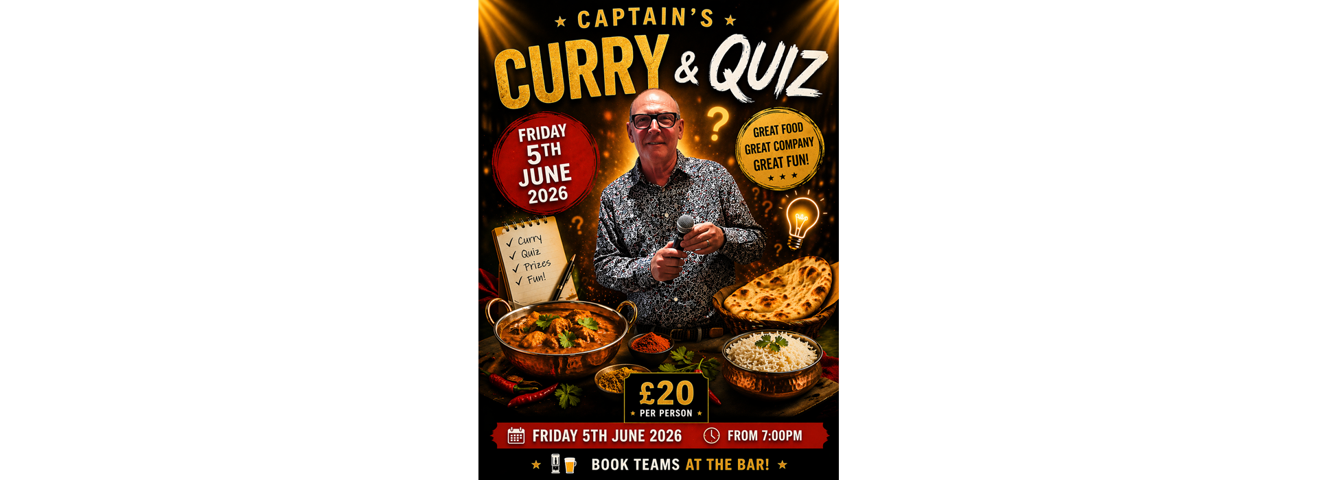 Captain's Curry & Quiz